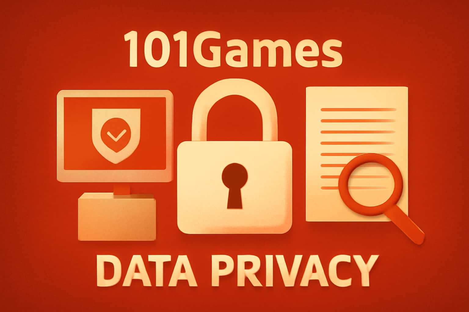 An informative scene about data privacy at 101Games.