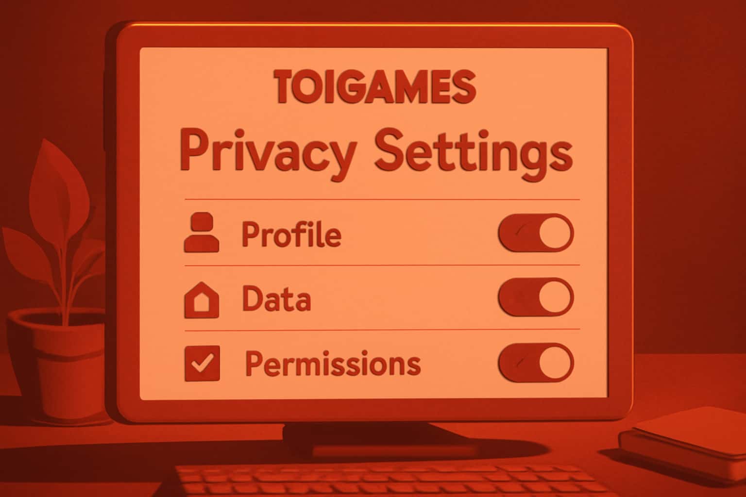 A neutral informational image about 101Games Privacy Settings.