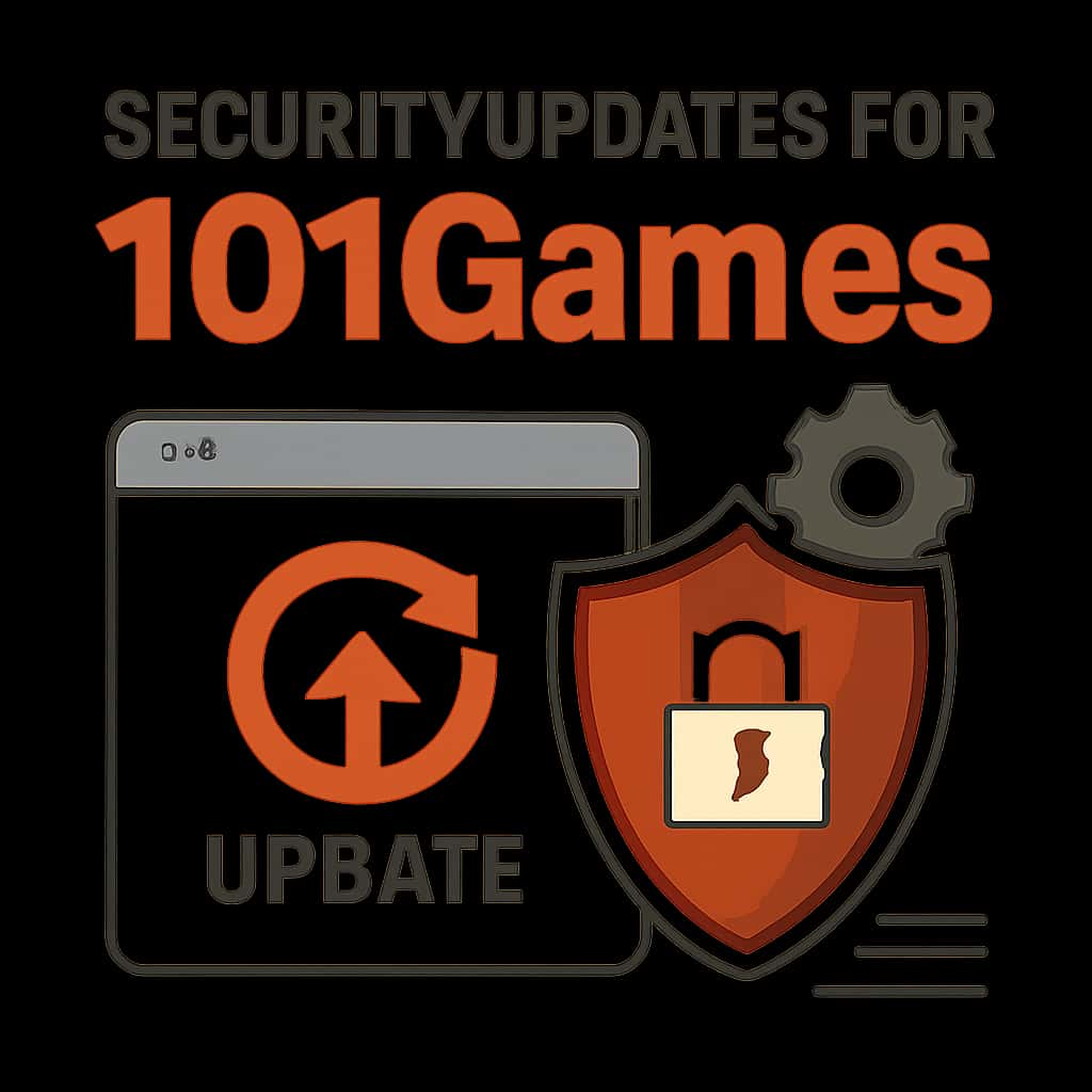 An illustration outlining security practices for 101Games.