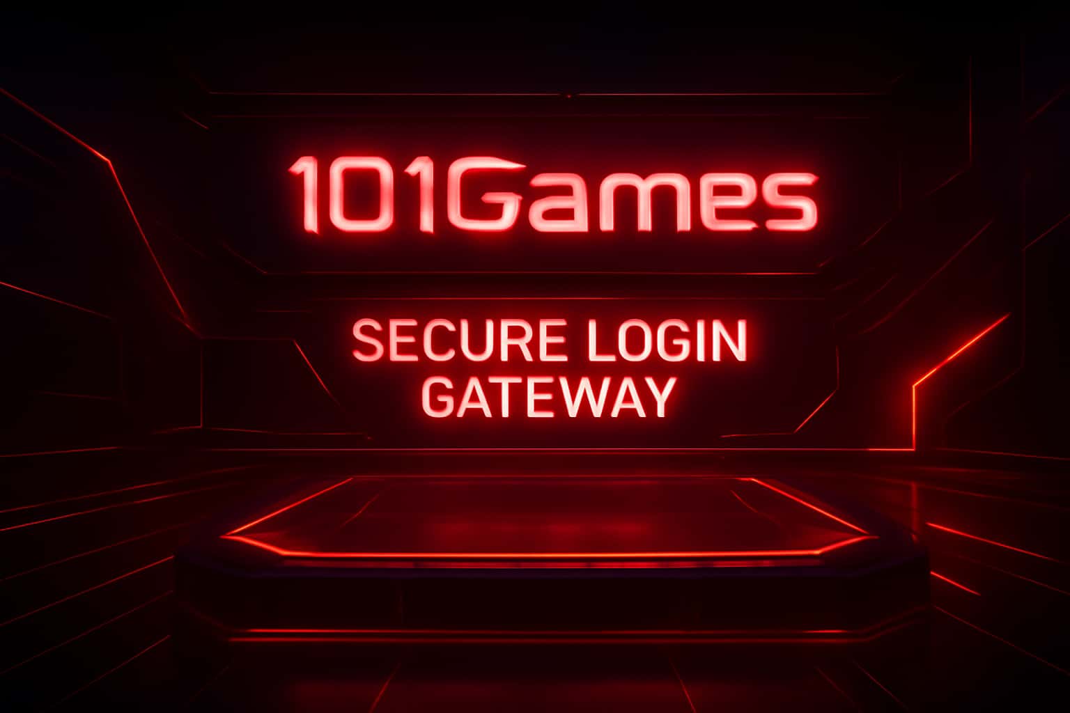 Futuristic gaming portal background