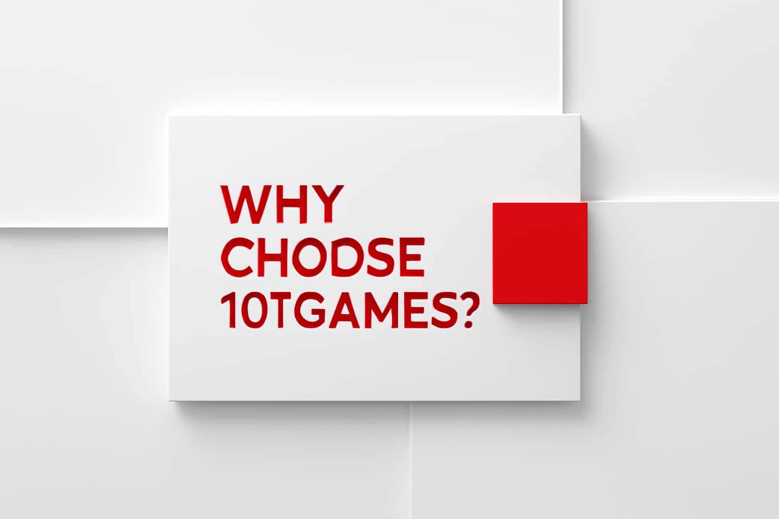 Why Choose 101Games? Interface