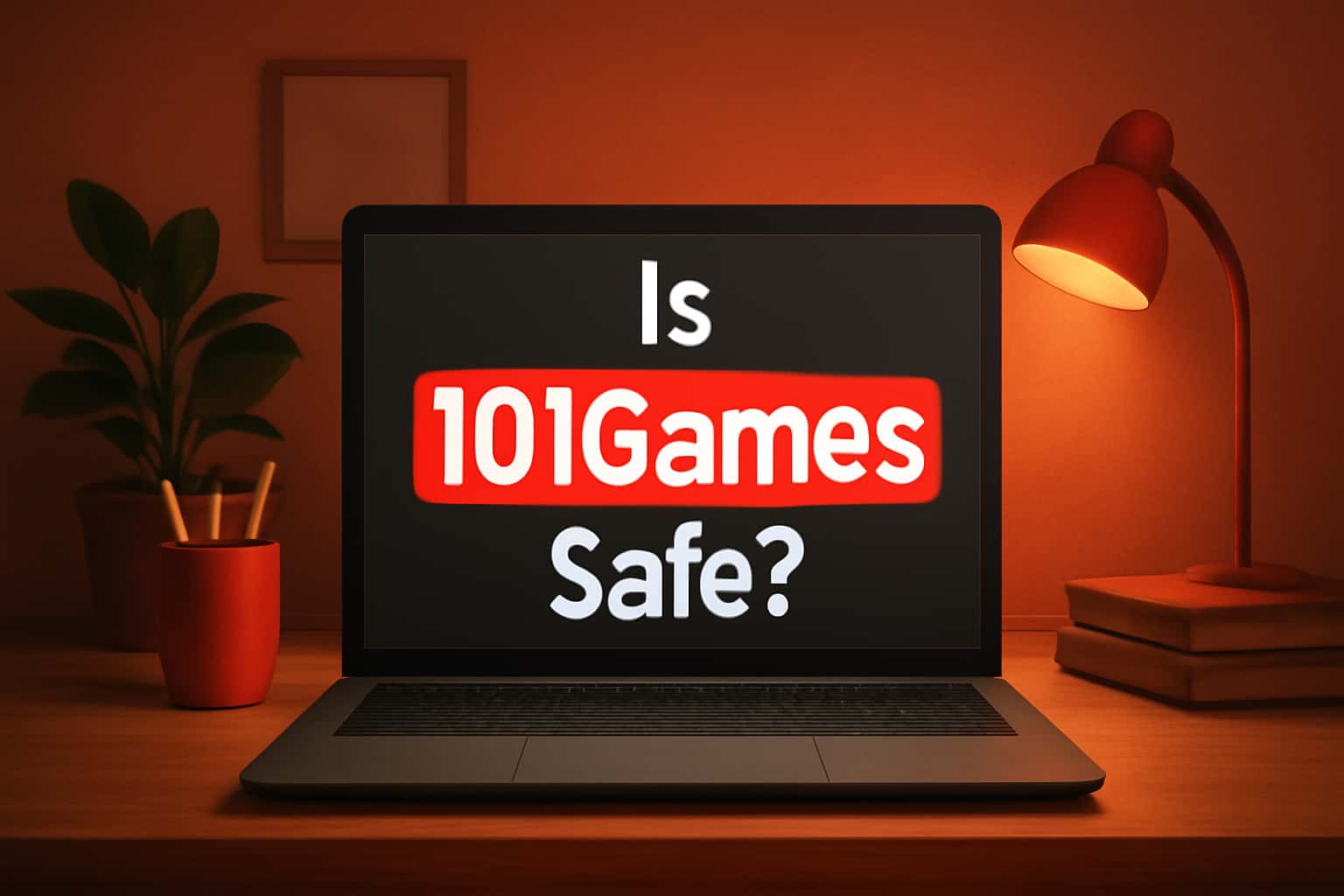 An informative scene illustrating security protocols for 101Games.