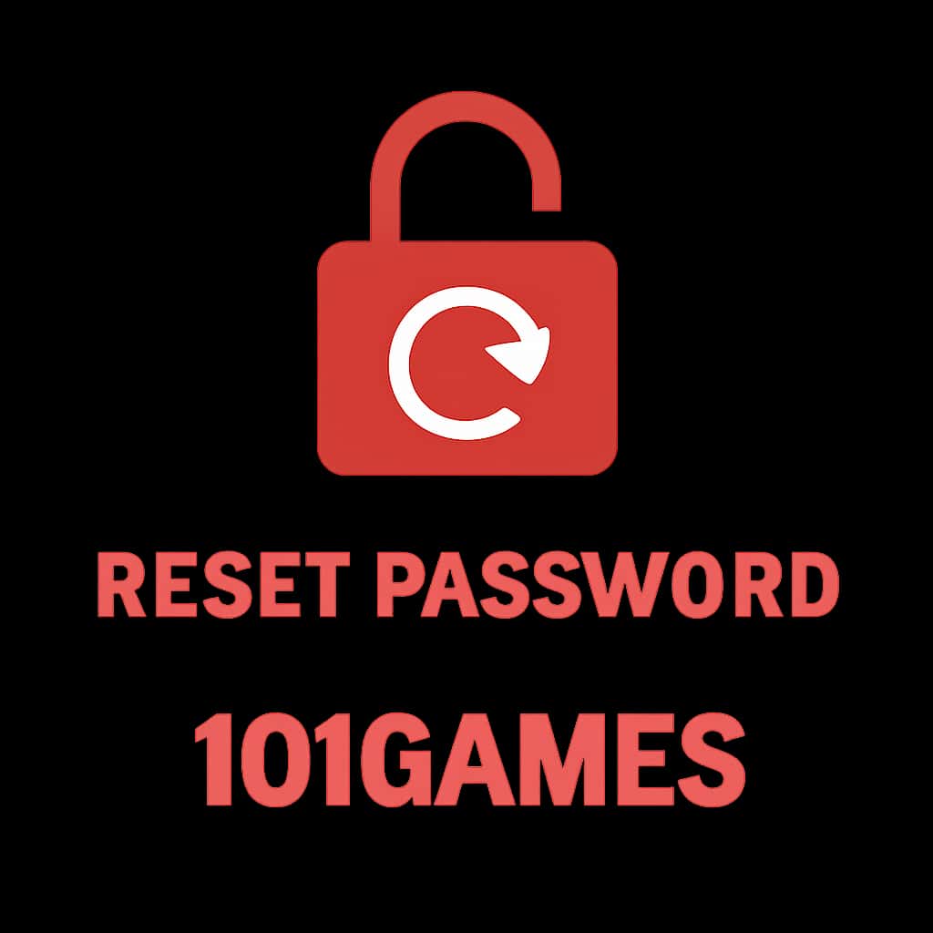 An icon representing the password reset process for 101Games.