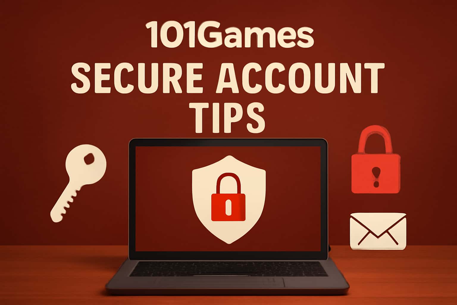 Informational graphic illustrating Secure 101Games Account Tips.