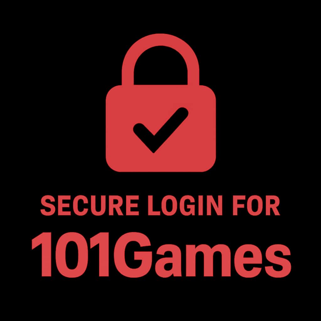 A professional badge symbolizing secure login for 101Games.