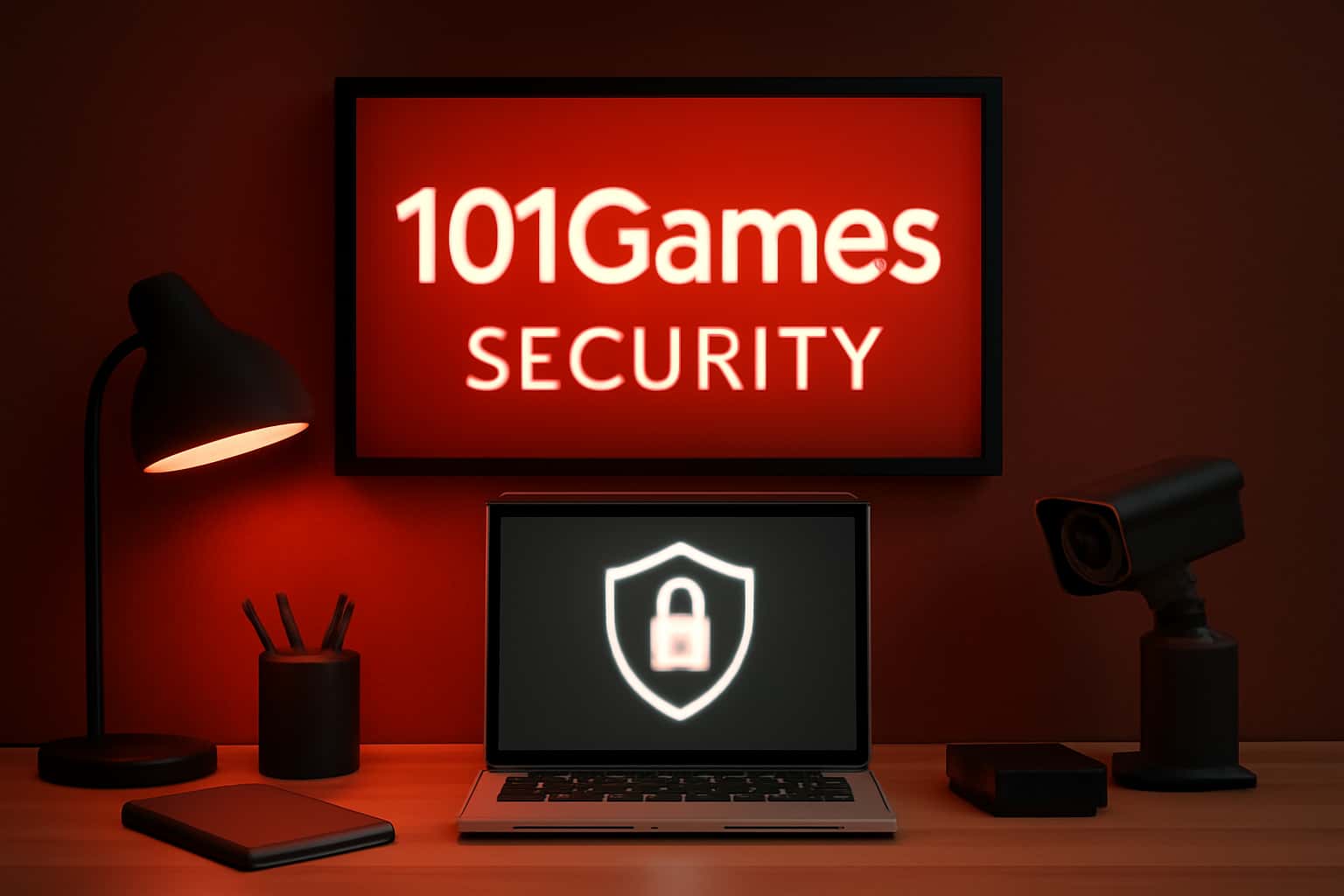 An informational graphic on 101Games Security measures.
