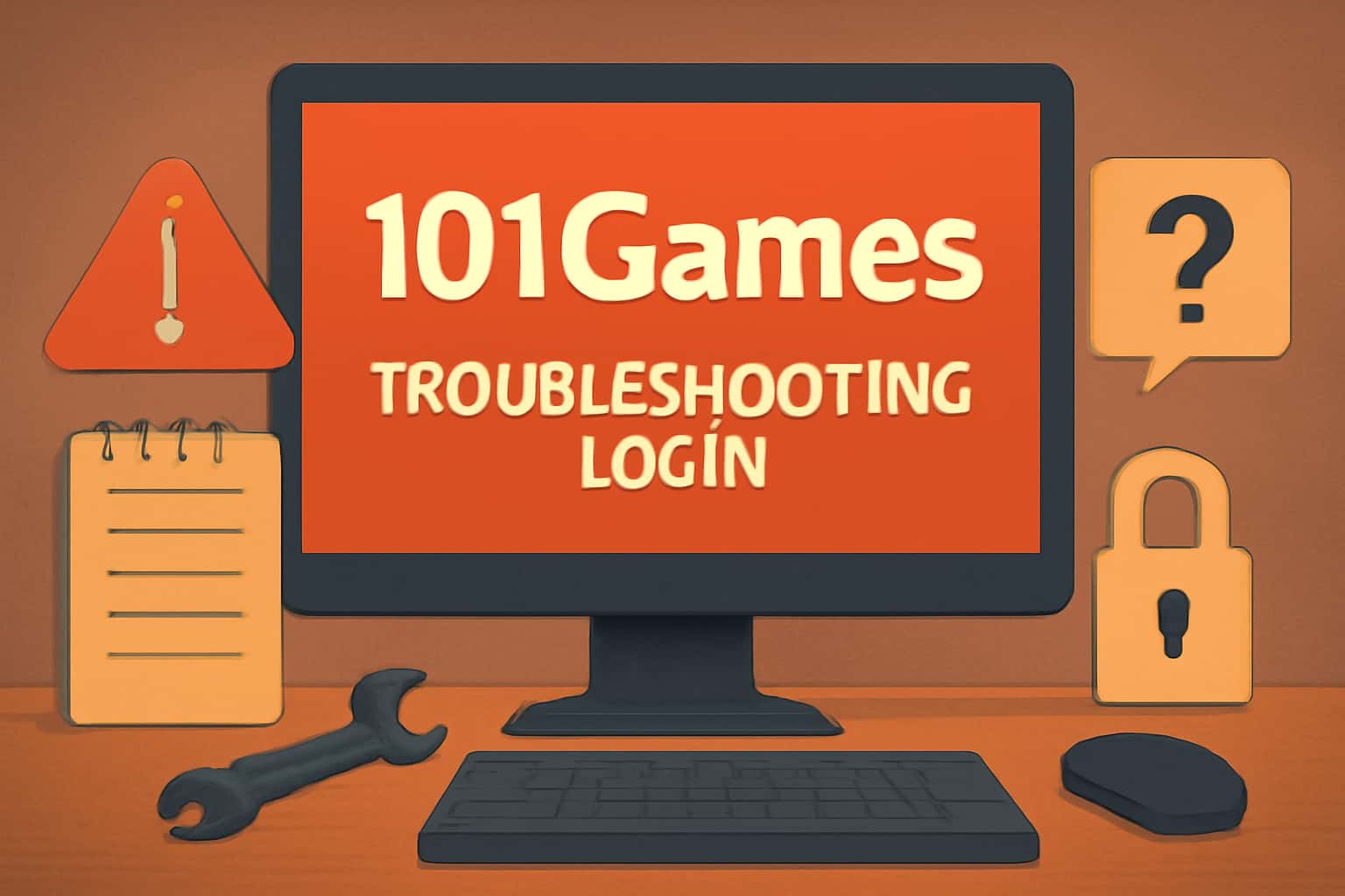 Visual guide for troubleshooting login issues at 101Games.